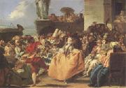 Giovanni Battista Tiepolo Carnival Scene or the Minuet (mk05) France oil painting artist